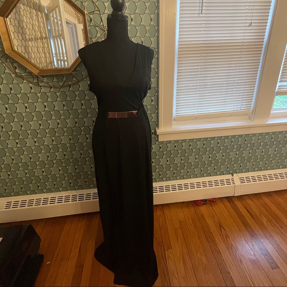 Black H&M long dress